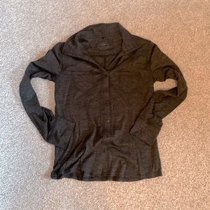 Prana wool blend button down •XL•